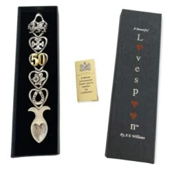 50th Anniversary/Birthday Welsh Love Spoon