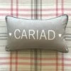 Cariad Cushion Grey -Handmade Gifts Shop CARIAD CUSHION
