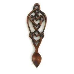 Celtic Knot Work Welsh Love Spoon