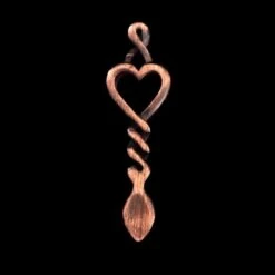 Small Love Spoon With Braided Pattern