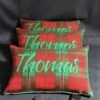 Welsh Tartan Cushion Thomas