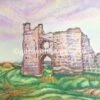 Pennard Castle Welsh Painting 1 Pennard Castle Welsh Painting -Handmade Gifts Shop Penard Castle watercolour