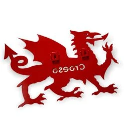 Front Page -Handmade Gifts Shop WELSH DRAGON CROESO PLAQUE BACK