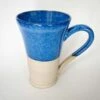Waterfall Blue Snowdonia Dipped Tall Mug -Handmade Gifts Shop blue welsh pottery mug