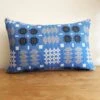 Sky Blue Welsh Tapestry Long Cushion 2 Sky Blue Welsh Tapestry Long Cushion -Handmade Gifts Shop blue welsh tapestry long cushion