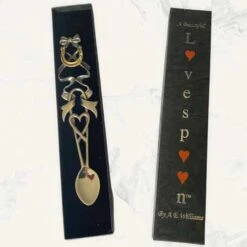 Celebratory Pewter Welsh Love Spoon