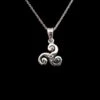 Celtic Triskelion Necklace -Handmade Gifts Shop celtic necklace triskelion