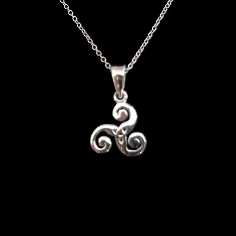 Celtic Triskelion Necklace 3 Celtic Triskelion Necklace