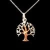Celtic Tree Of Life Necklace With Rose Gold Plate 2 Celtic Tree Of Life Necklace With Rose Gold Plate -Handmade Gifts Shop celtic tree of life necklace