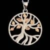 Awen Rose Gold Tree Of Life Necklace -Handmade Gifts Shop celtic tree of life pendant