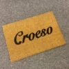 Croeso Coir Doormat -Handmade Gifts Shop croeso doormat