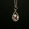 Daffodil Teardrop Necklace Silver -Handmade Gifts Shop daffodil teardrop necklace silver