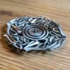 Daffodil Flat Candle Holder -Handmade Gifts Shop daffodils candle holder pewter