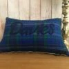 Welsh Tartan Cushion Davies -Handmade Gifts Shop davies welsh tartan cushion