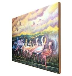 Flamingos Rhapsody Canvas Print