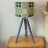 Sage Green Welsh Tapestry Table Tripod Lamp -Handmade Gifts Shop green welsh tapestry lamp