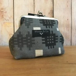 Grey Welsh Tapestry Purse