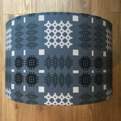 Grey Large Welsh Tapestry Lamp Shade