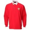 Men’s Traditional Welsh Rugby Shirt -Handmade Gifts Shop long sleeved traditional welsh rugby shirt