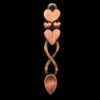 Four Hearts Welsh Love Spoon With Crossing Curves -Handmade Gifts Shop love spoon four hearts