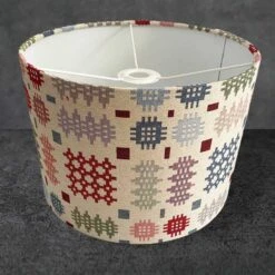 Multicoloured Medium Welsh Tapestry Lampshade