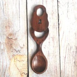 Padlock And Horseshoe Love Spoon