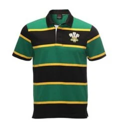SA Retro Welsh Short Sleeve Rugby Shirt