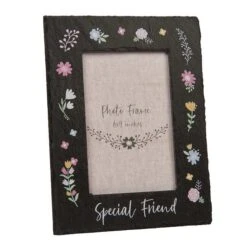 Special Friend Slate Photo Frame Portrait