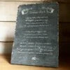 Welsh Slate Plaque Sosban Fach -Handmade Gifts Shop sosban fach slate plaque