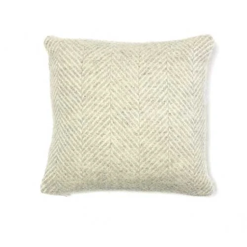 Silver Grey Woollen Cushions 3 Silver Grey Woollen Cushions