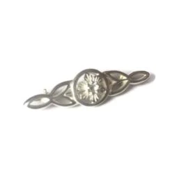 Daffodil Celtic Brooch Sterling Silver