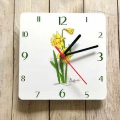Welsh Daffodils Clock