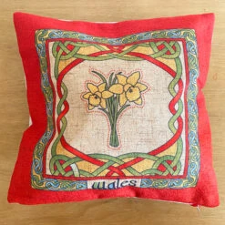 Welsh Weave Daffodils Cushion