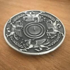 Welsh Dragon Flat Candle Holder