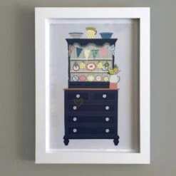 Welsh Dresser Print And Frame