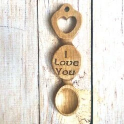 Welsh Love Spoon With Engraved “I Love You” Message