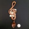Welsh Love Spoon With Musical Treble Clef Large -Handmade Gifts Shop welsh love spoon music staff large