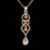 Infinite Love Spoon Necklace With Rose Gold