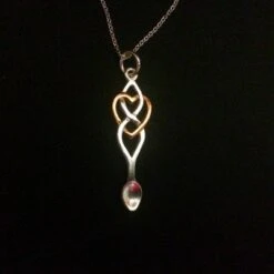 Love Spoon Pendant And Necklace