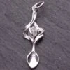 Love Spoon Necklace With Gem -Handmade Gifts Shop welsh love spoon necklace with stone