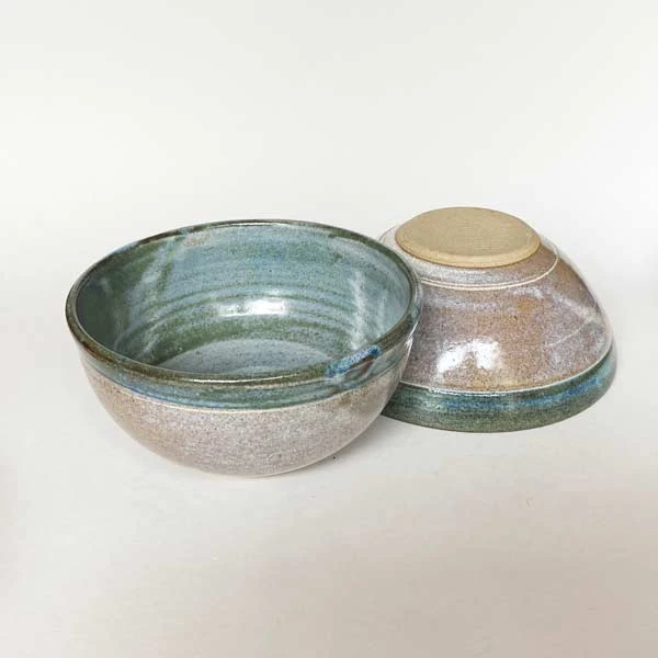 Blue Stoneware Bowl 3 Blue Stoneware Bowl