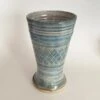 Large Vase (checked Pattern) -Handmade Gifts Shop welsh pottery stoneware vase