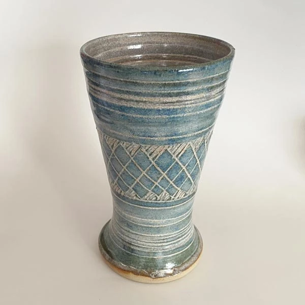 Large Vase (checked Pattern) 3 Large Vase (checked Pattern)