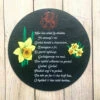 Daffodils And Dragon Welsh National Anthem Slate Plaque -Handmade Gifts Shop welsh slate national anthem palque with daffodils and dragon