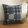 Grey Square Welsh Tapestry Cushion -Handmade Gifts Shop welsh tapestry cushion grey