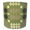 Sage Green Small Welsh Tapestry Lamp Shade -Handmade Gifts Shop welsh tapestry lamp shade green