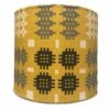 Mustard Yellow Small Welsh Tapestry Lamp Shade -Handmade Gifts Shop welsh tapestry lamp shade yellow