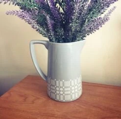 Welsh Tapestry Blanket Pattern Vase/jug
