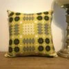 Mustard Yellow Welsh Tapestry Square Cushion